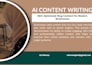write ai content writing for your blog and website